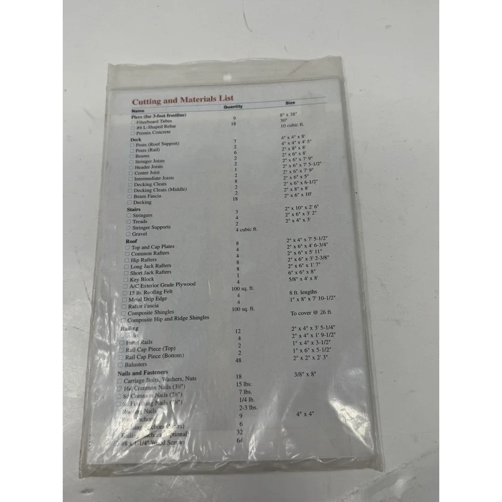 Lot of 7 Vintage‎ DIY Project Plans
